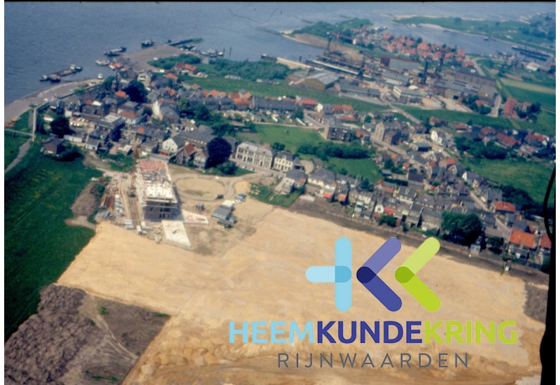 Luchtfoto Tolkamer eerste Lobede in aanbouw Coll. G.B.Janssen